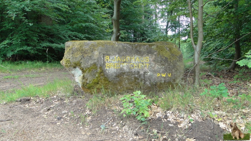 Ritterstein Nr. 120-2 R. Jagdhaus Breitscheit.JPG - Ritterstein Nr.120  R. Jagdhaus Breitscheit                             